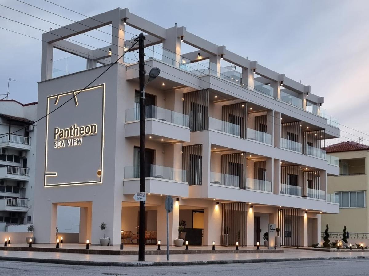 Pantheon Sea View Aparthotel Neoi Poroi Bagian luar foto