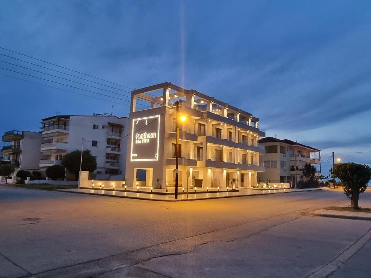 Pantheon Sea View Aparthotel Neoi Poroi Bagian luar foto