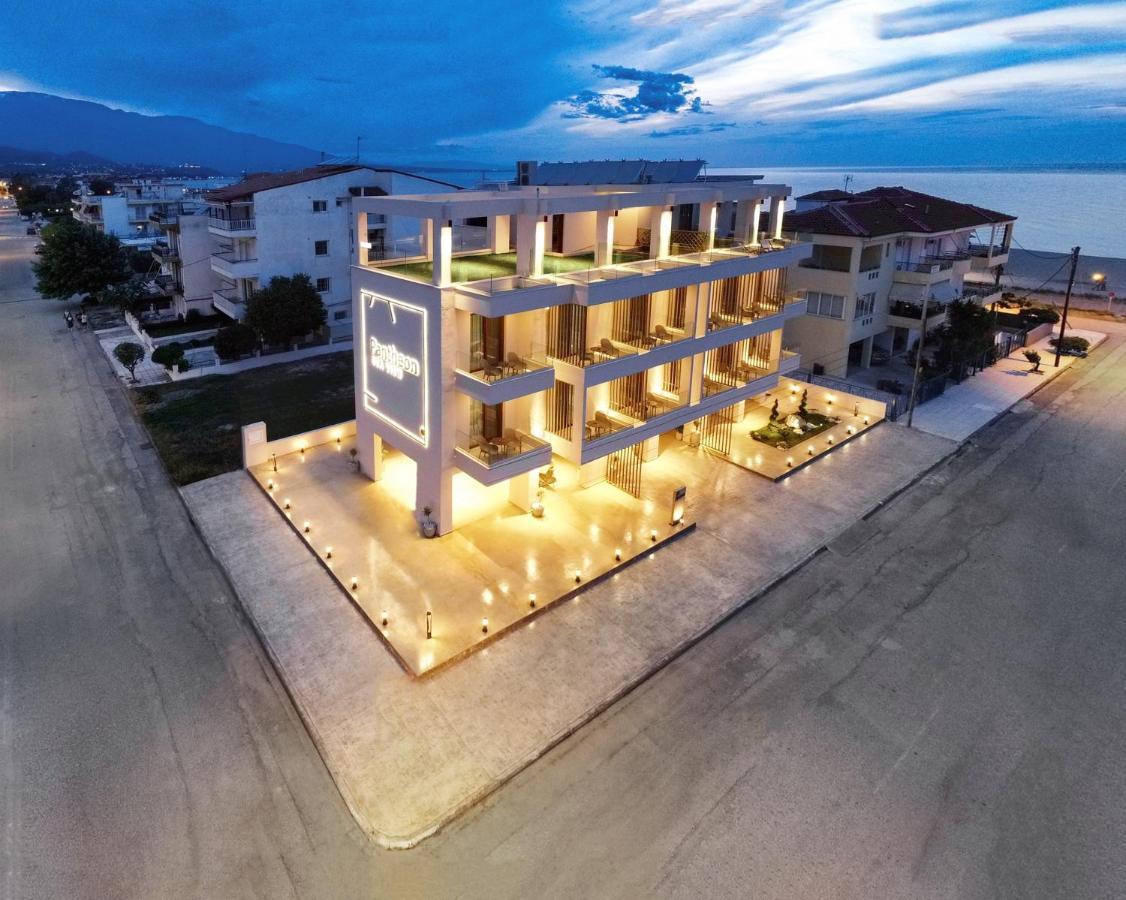 Pantheon Sea View Aparthotel Neoi Poroi Bagian luar foto