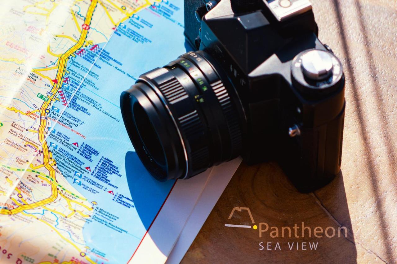 Pantheon Sea View Aparthotel Neoi Poroi Bagian luar foto