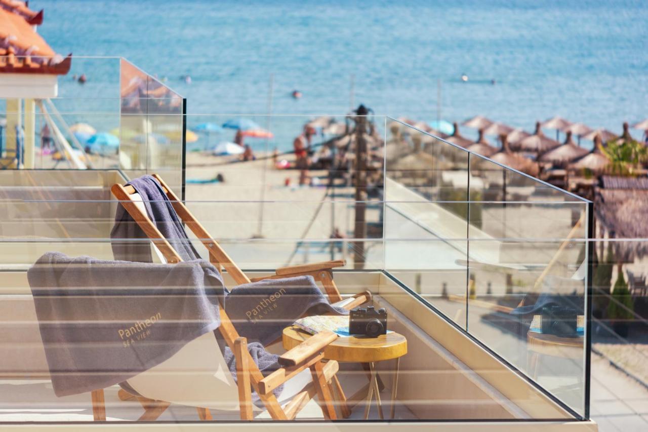 Pantheon Sea View Aparthotel Neoi Poroi Bagian luar foto