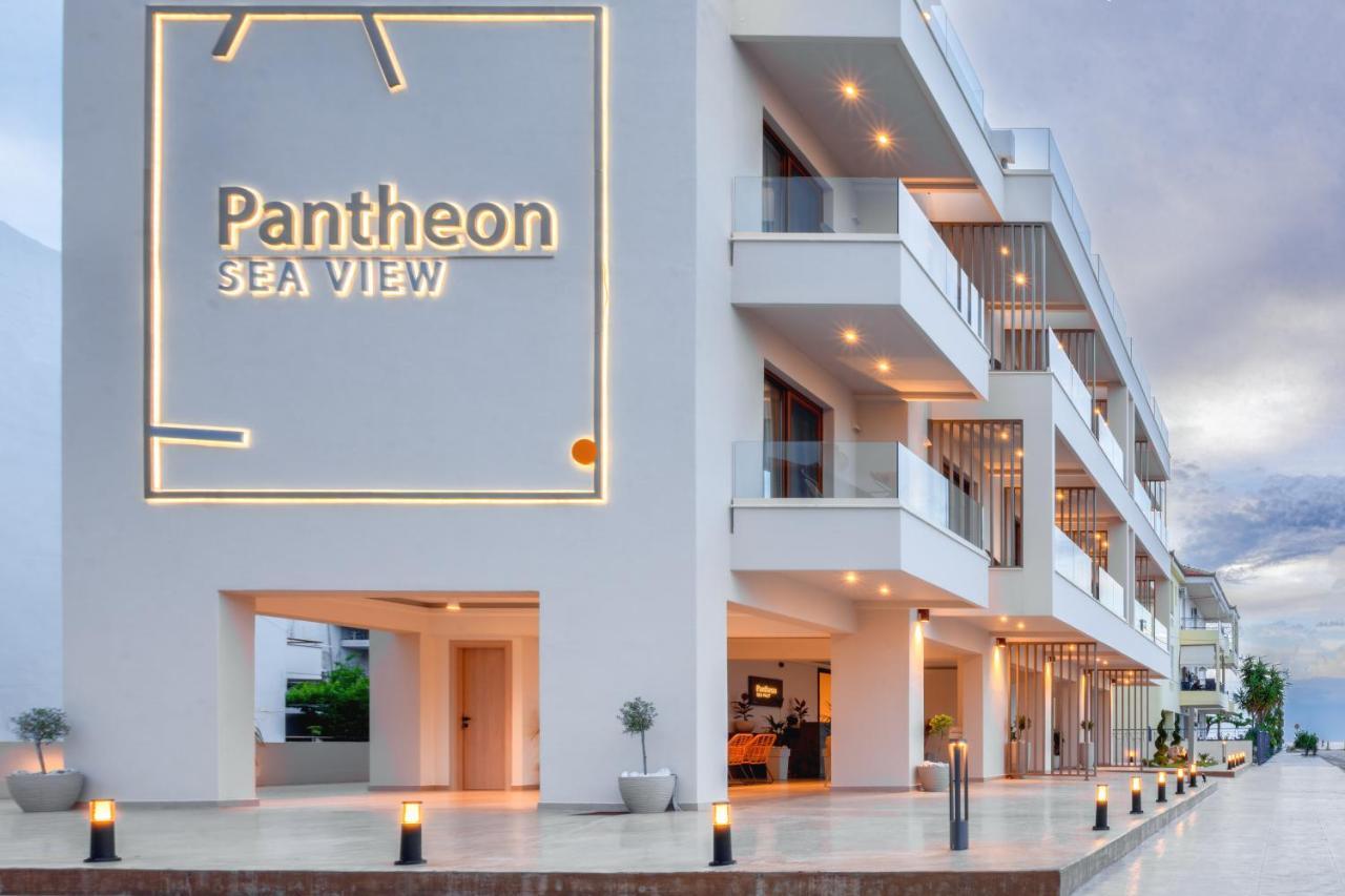 Pantheon Sea View Aparthotel Neoi Poroi Bagian luar foto