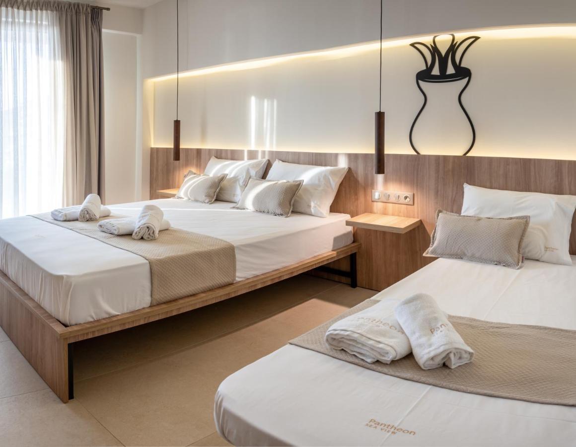 Pantheon Sea View Aparthotel Neoi Poroi Bagian luar foto