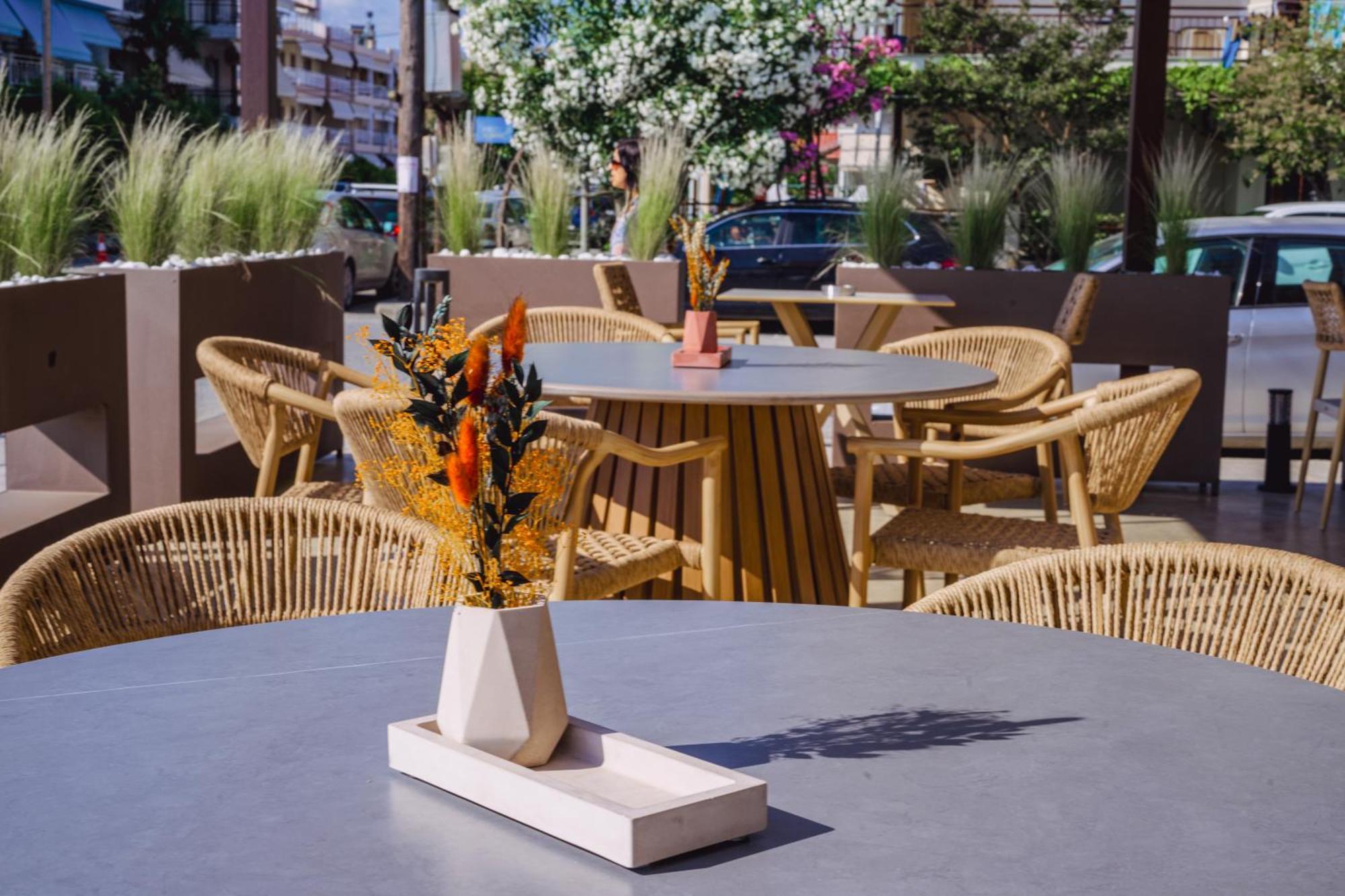 Pantheon Sea View Aparthotel Neoi Poroi Bagian luar foto