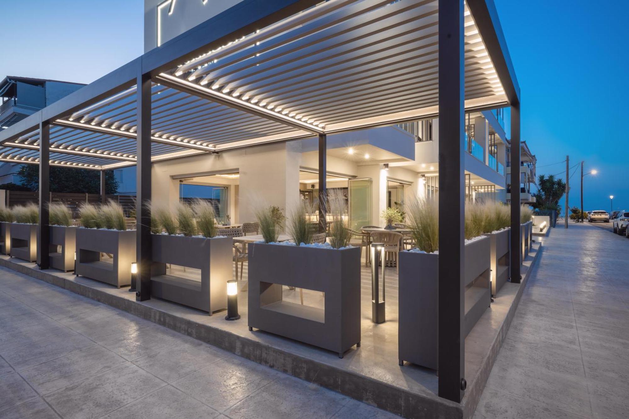 Pantheon Sea View Aparthotel Neoi Poroi Bagian luar foto