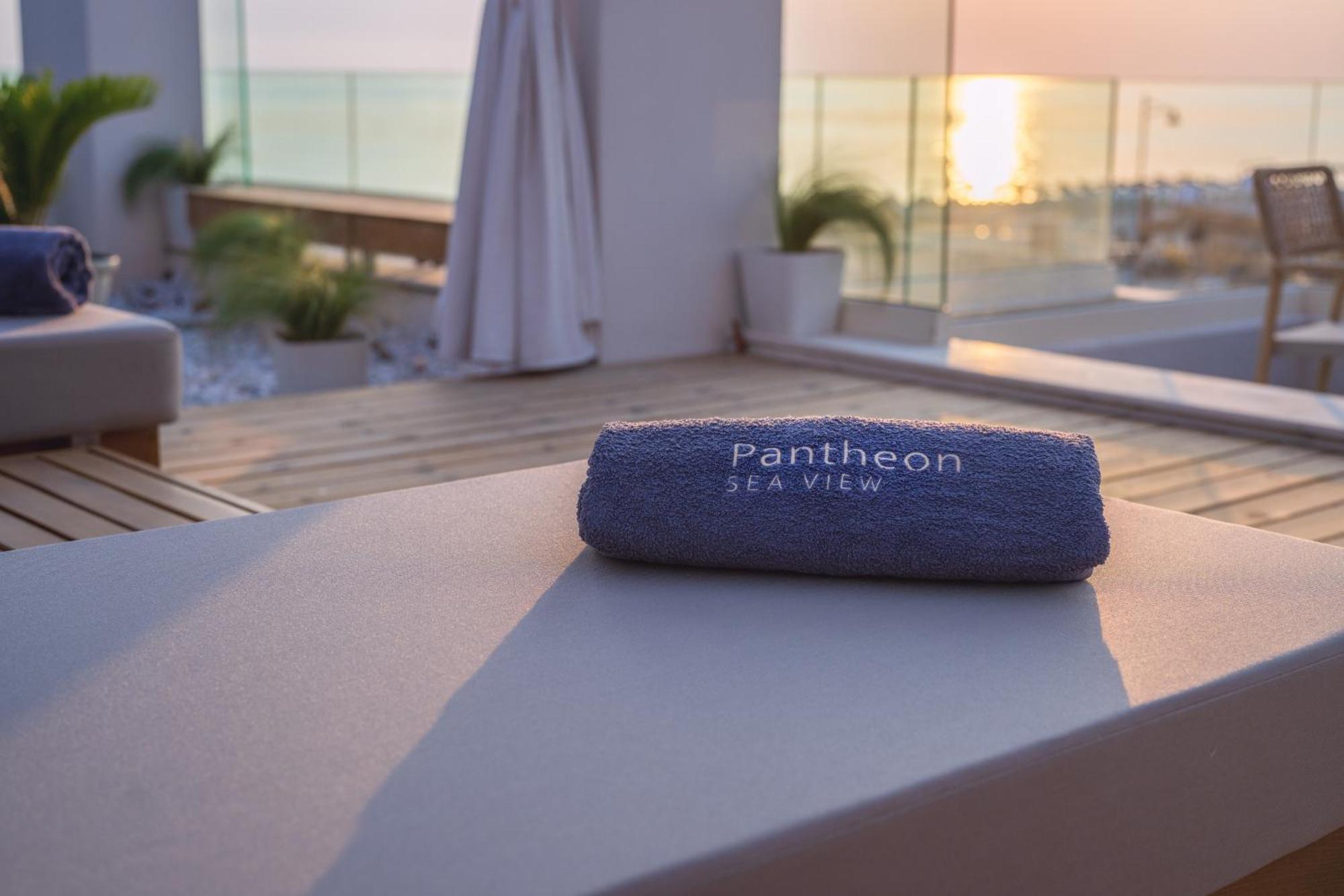 Pantheon Sea View Aparthotel Neoi Poroi Bagian luar foto